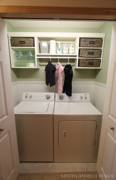 our laundry closet makeover Through the Front Door