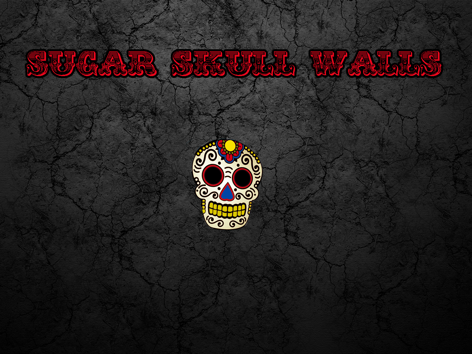 Colorful Sugar Skull Wallpaper Pack By