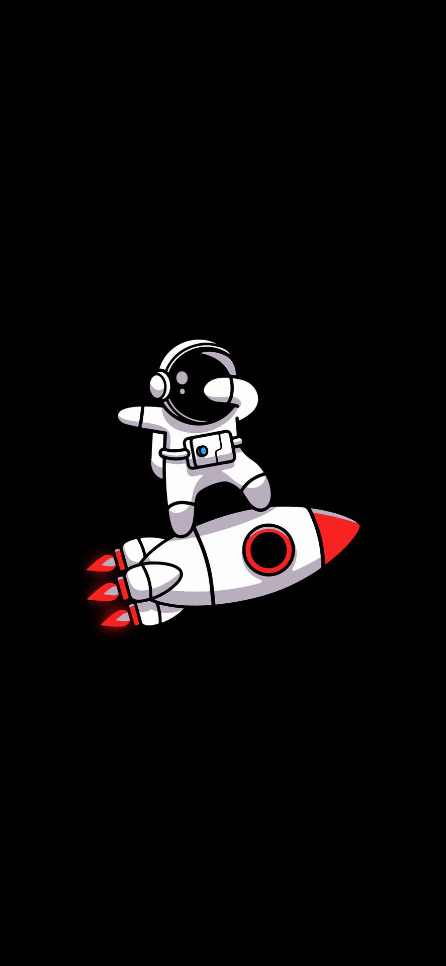 Cartoon Astronaut Wallpaper