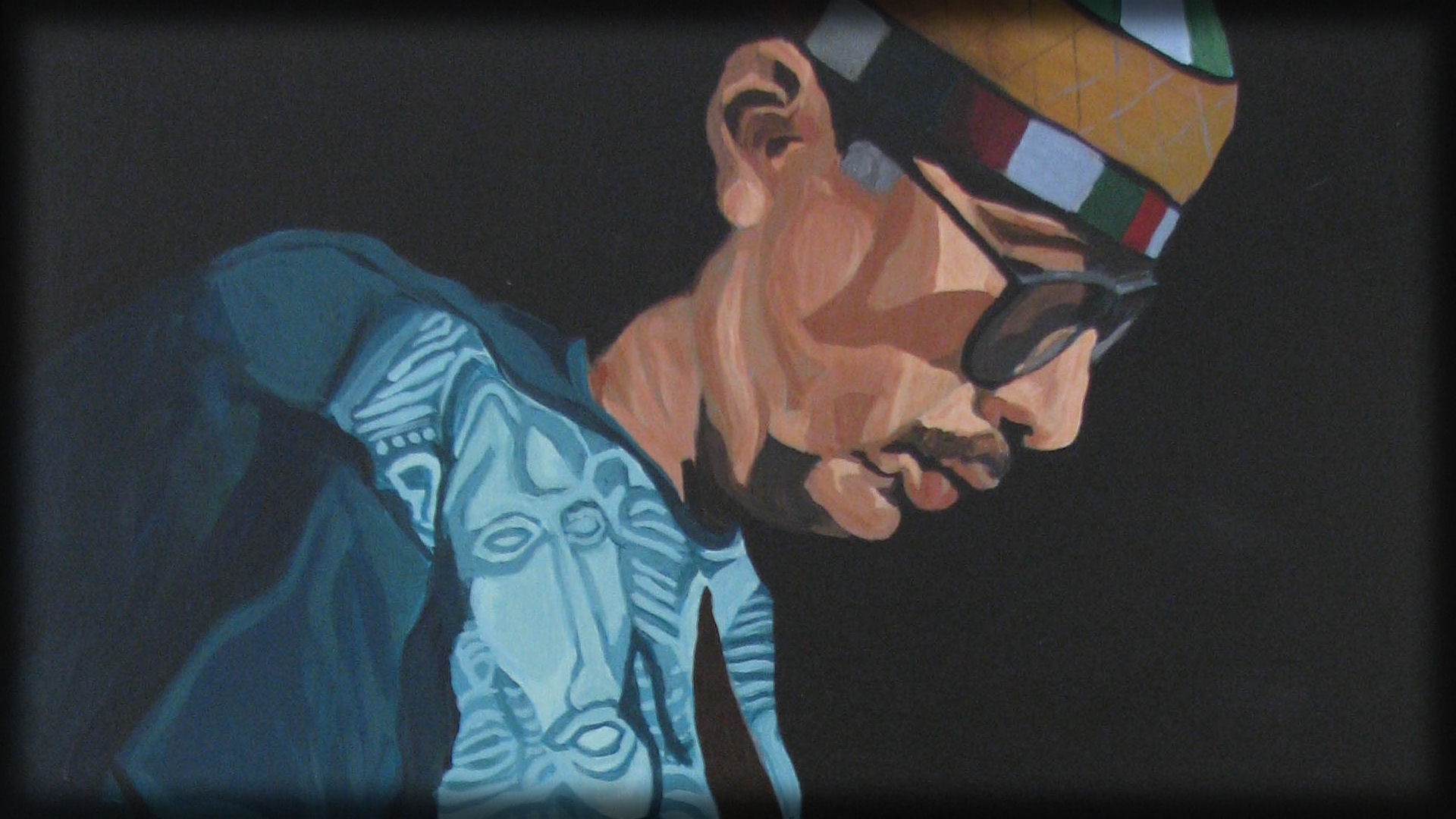 Carlos Santana Picture Glasses Graphics Face Wallpaper