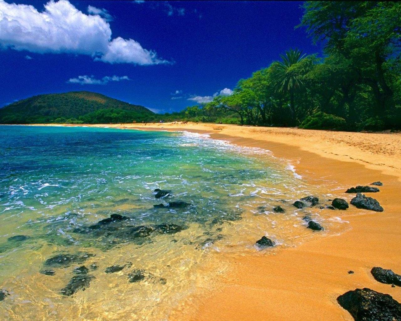 Big Beach Maui Hawaii Wallpaper HD