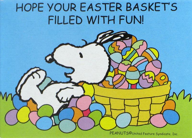 Snoopy Easter Mini Jigsaw Puzzle Snoopn4pnuts