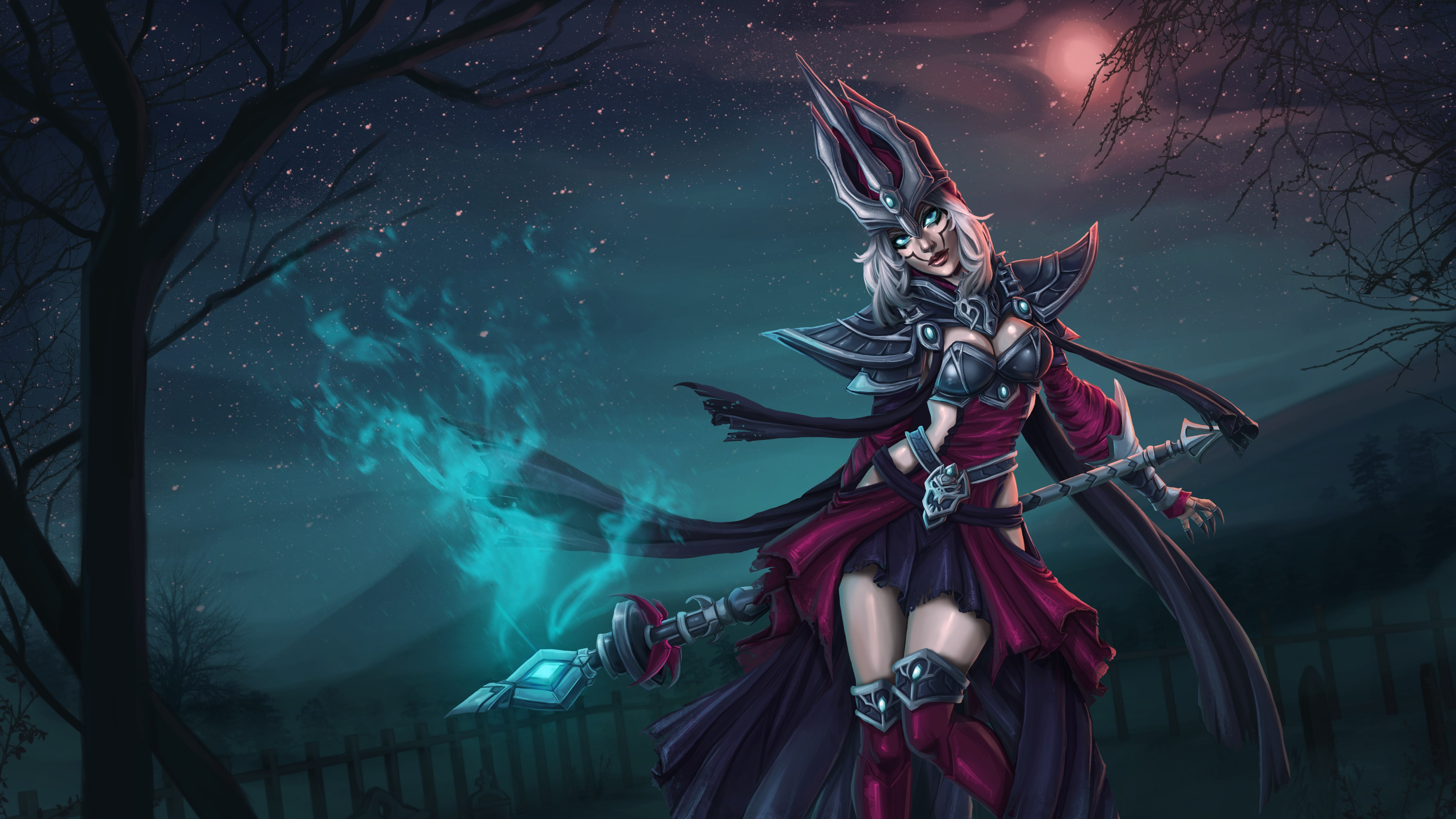 Karthus Female Lol Wallpaper And Stock Photos Visual