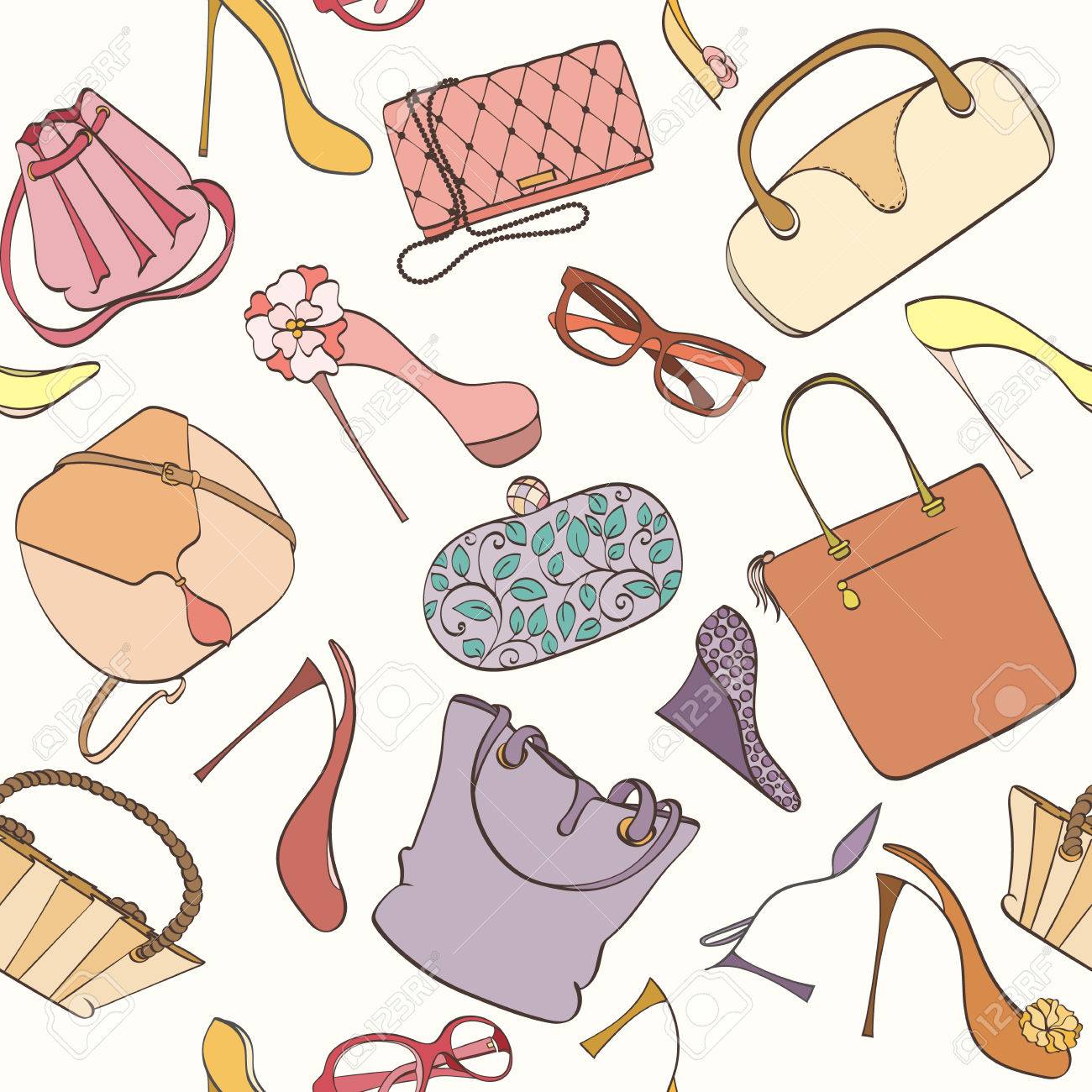 Free download Seamless Women Fashion Pattern Can Be Used For Wallpaper ...