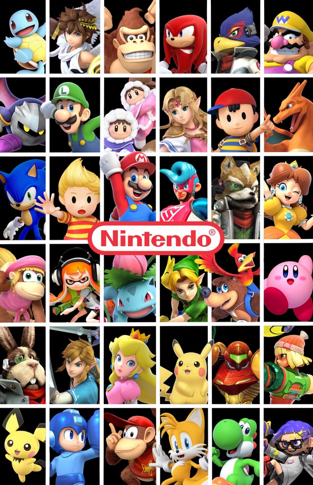Made A Little Wallpaper With Nintendo Characters