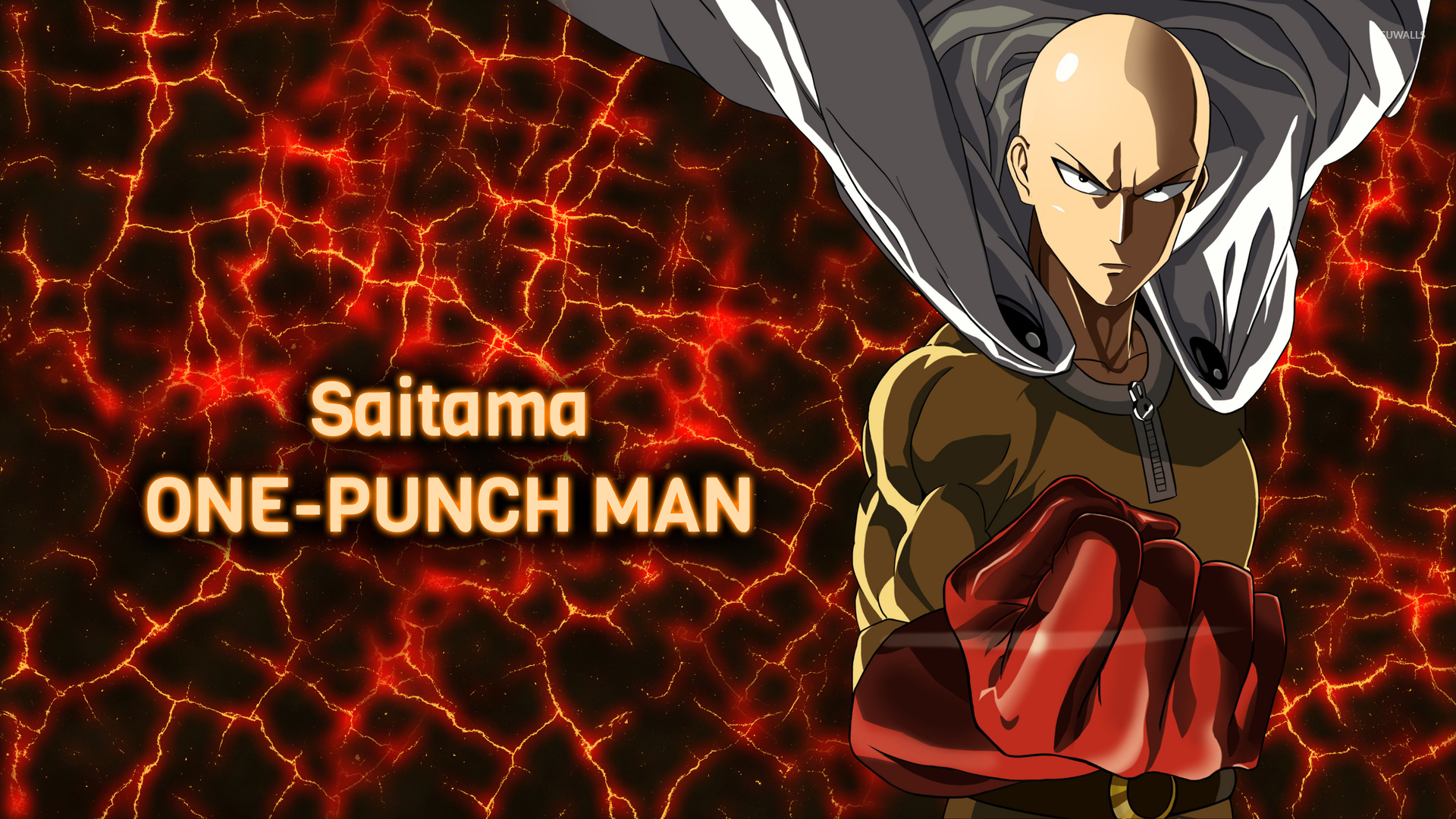 Angry Saitama In One Punch Man Wallpaper