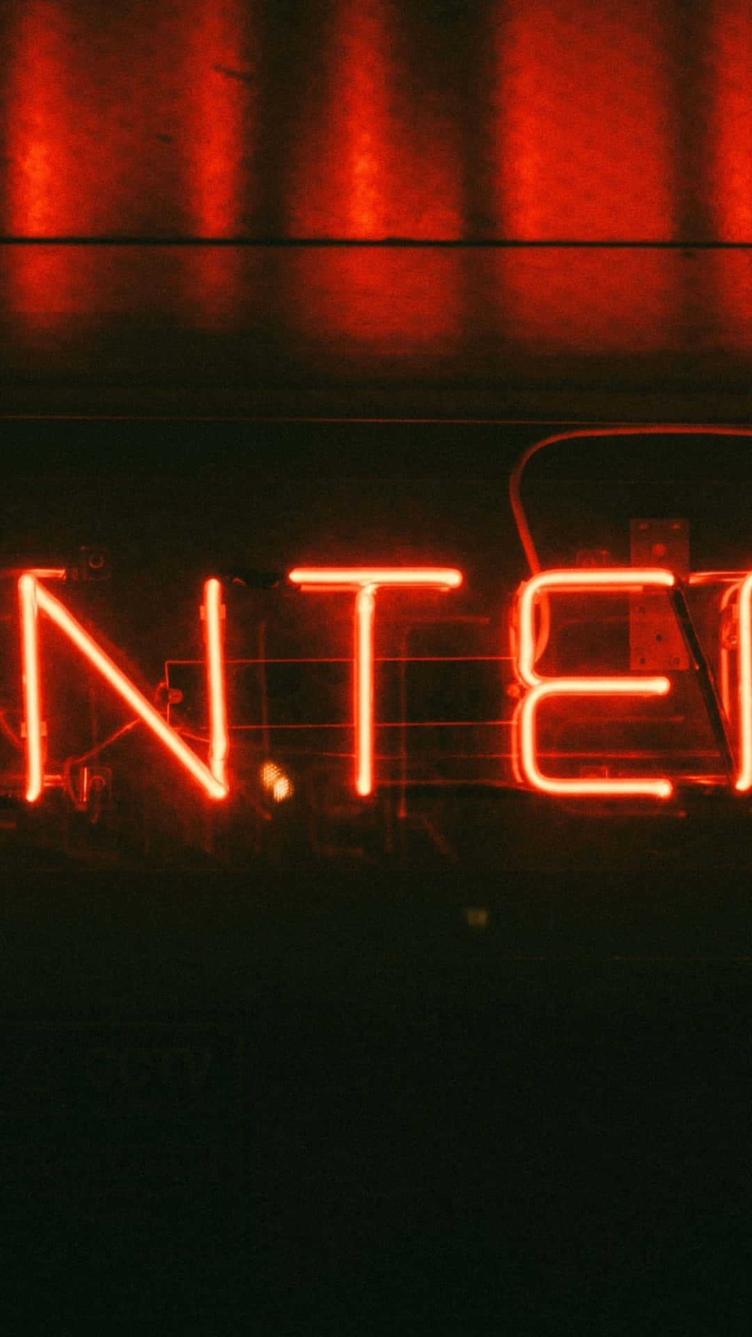Neon Red Aesthetic Wallpaper