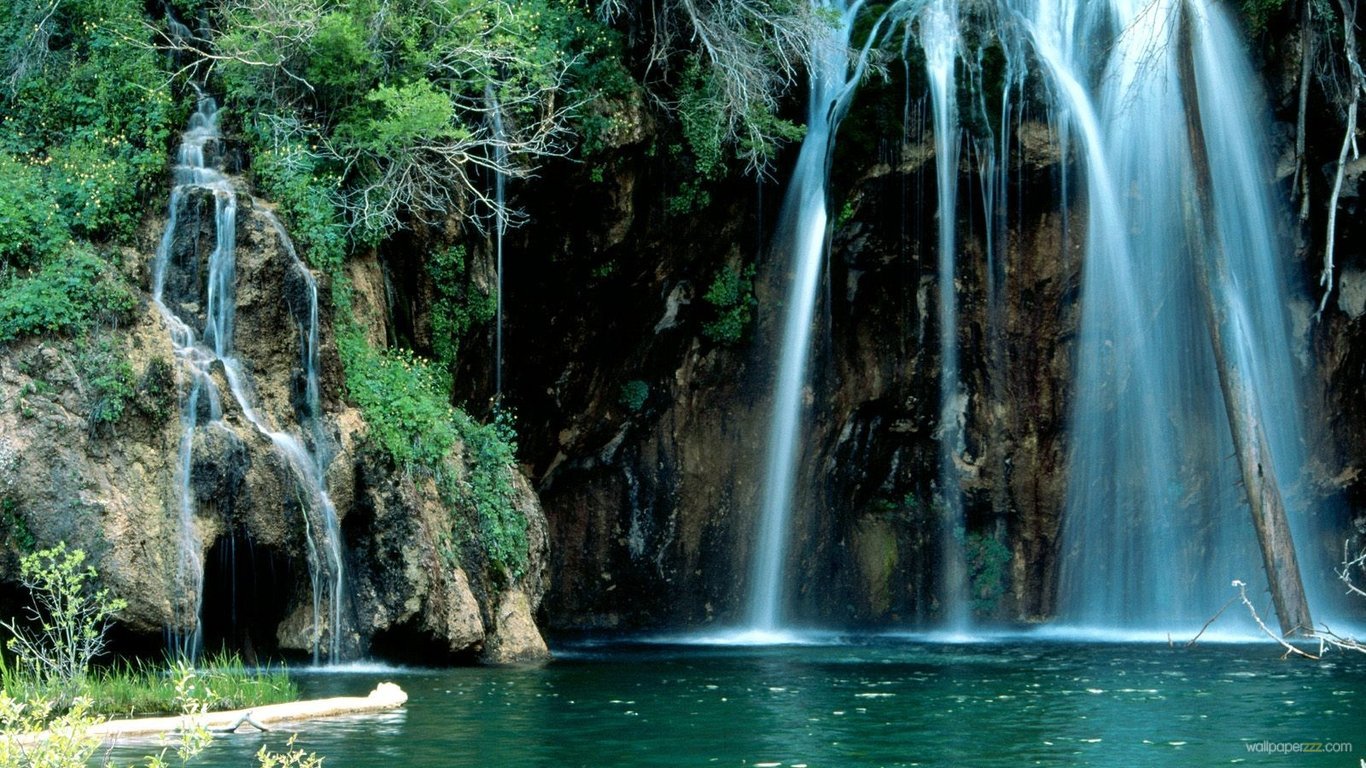 Download Beautiful Waterfall In Colorado HD WallpaperFree Wallpaper 1366x768