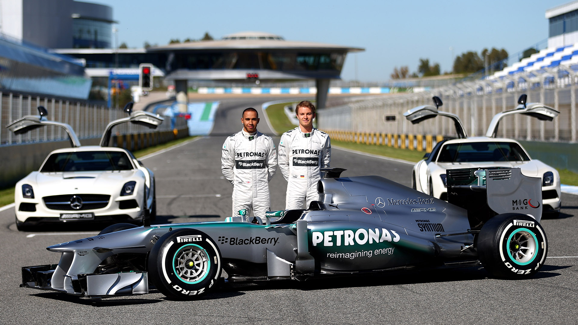 Mercedes W04 Formula Car Showcased At Jerez