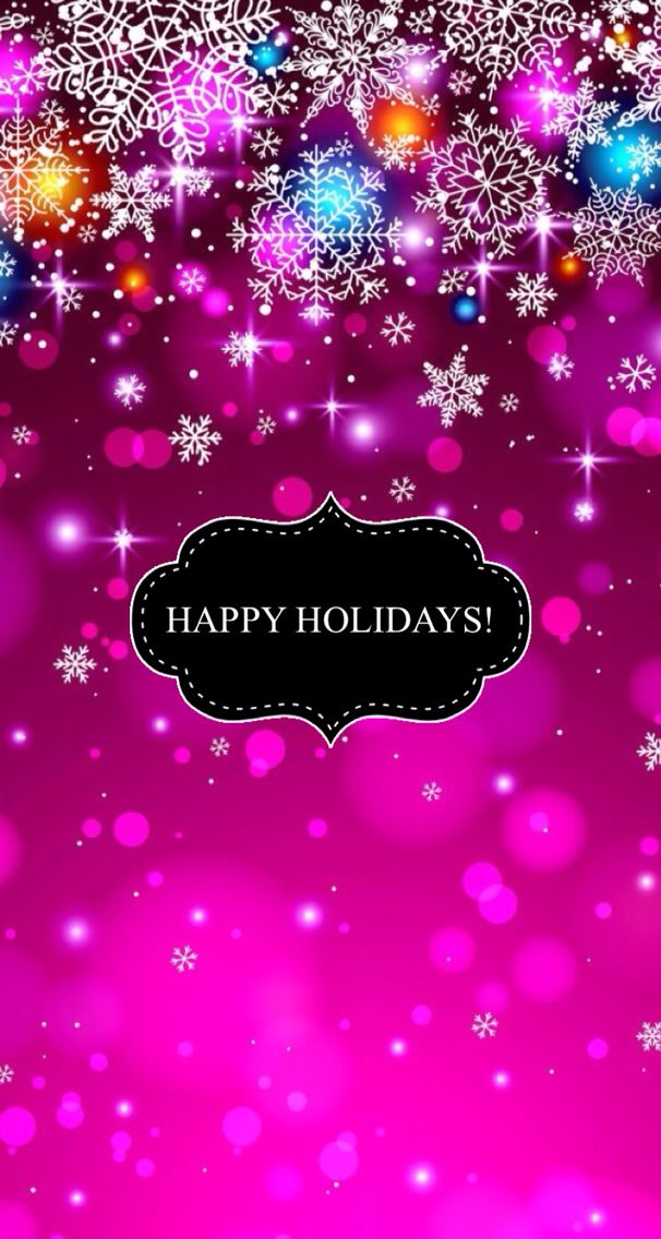 Happy Holidays Backround Diy Wallpaper For iPhone And iPad