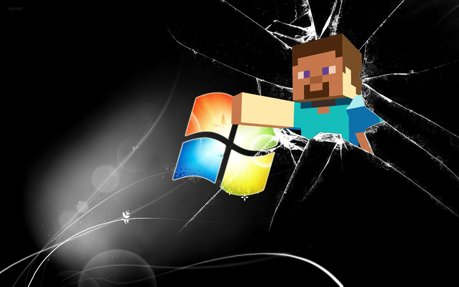Minecraft Steve Windows Wallpaper By Alduinthew0rld3ater
