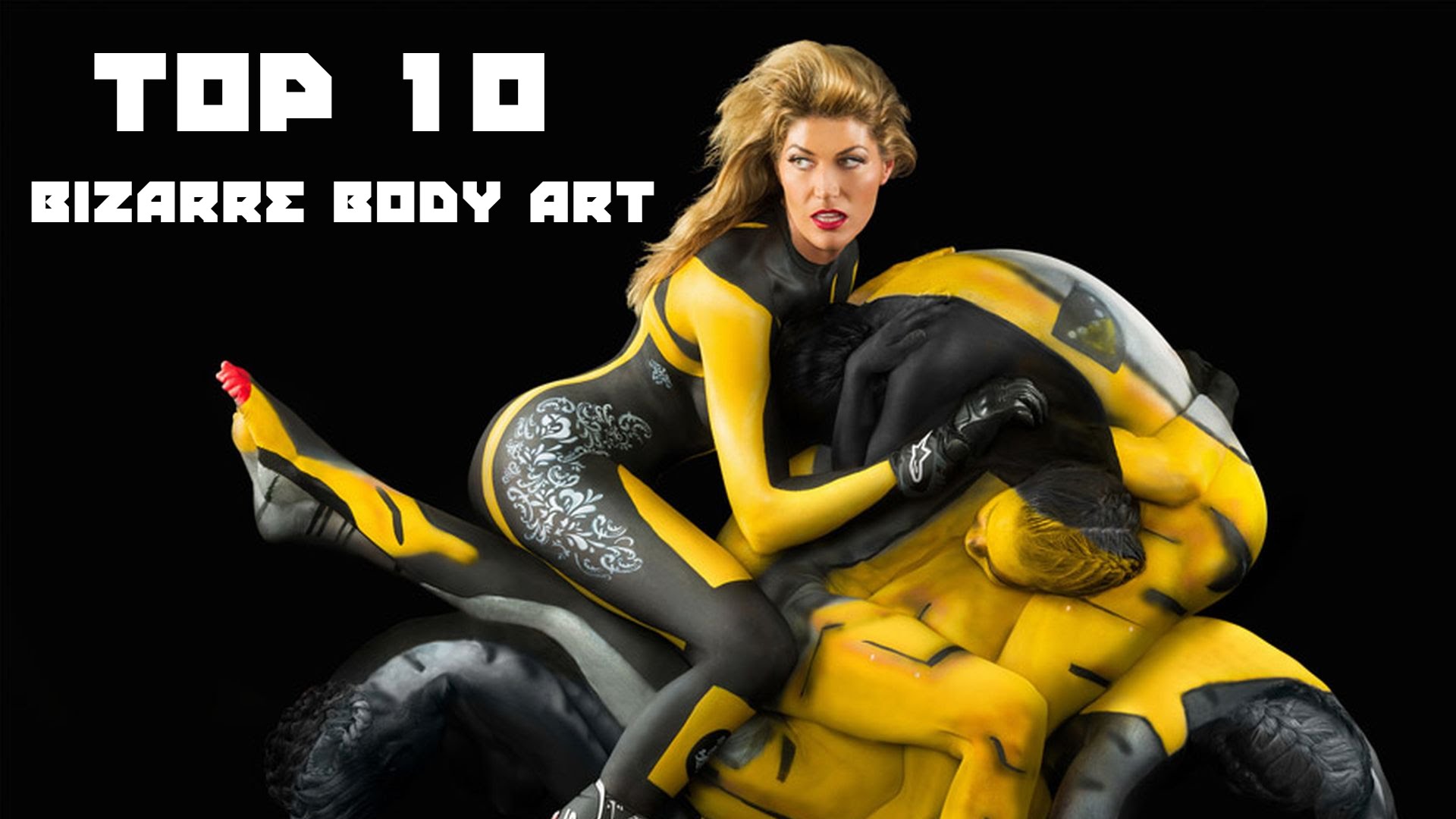 top 10 Awesomely Bizarre Body Art Paintings