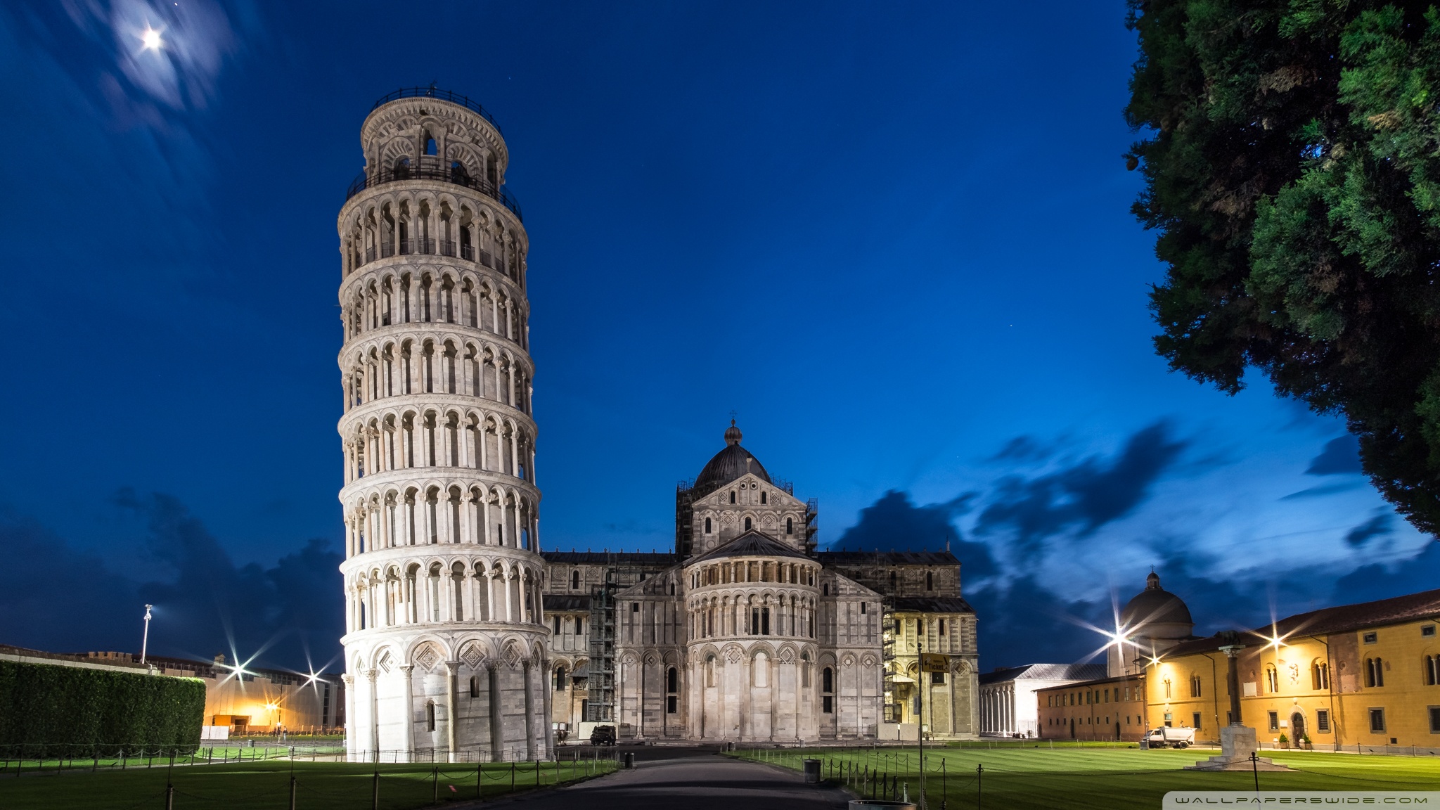 Leaning Tower Of Pisa Italy 4k HD Desktop Wallpaper For