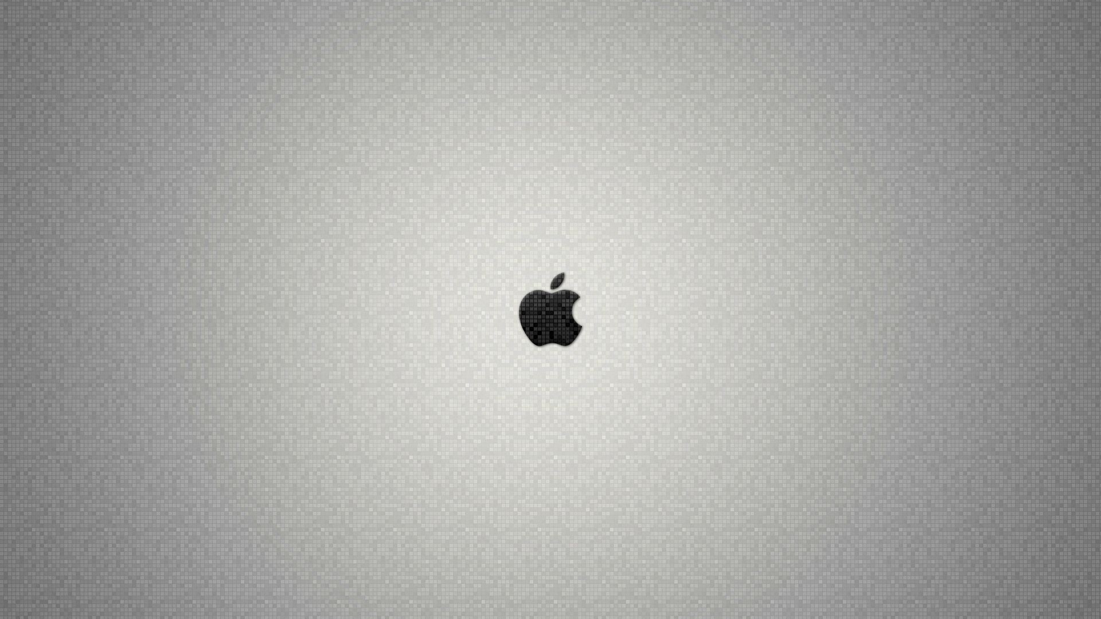 3840x2160 Wallpaper apple mac brand logo background bright firm 3840x2160