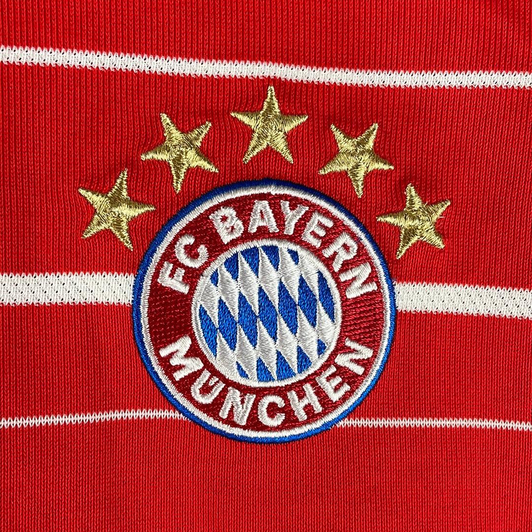 Bayern Munich Youth Home Shirt Mane Authentic