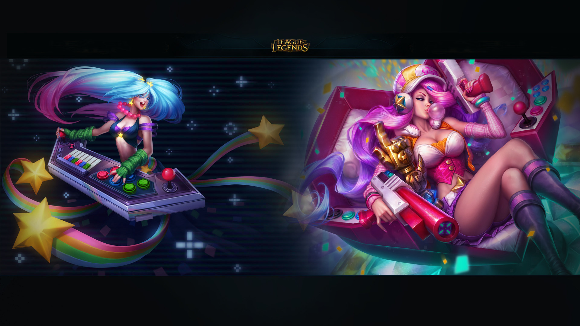 Arcade Sona And Miss Fortune HD Wallpaper Id