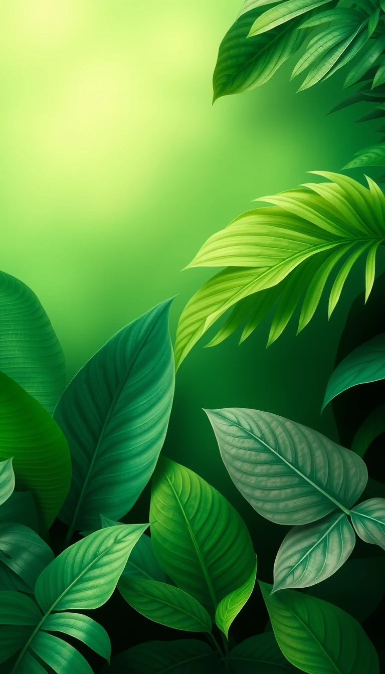 Green Banner Wallpaper