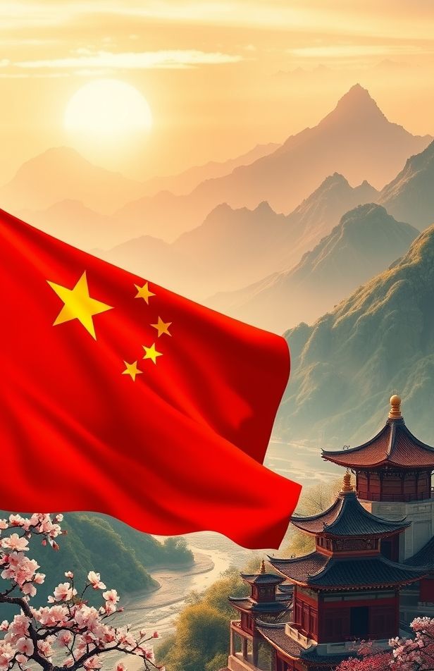 China Flag Wallpaper