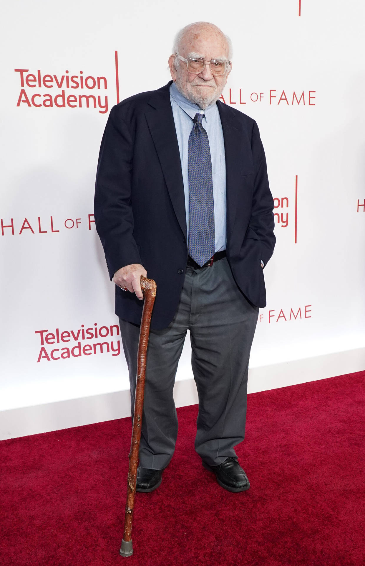 Legendary Actor Edward Asner Gracing The Red Carpet Wallpaper