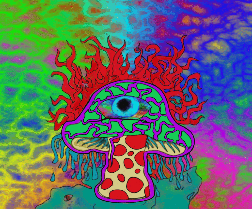 The Gallery For Gt Trippy Shroom Drawings
