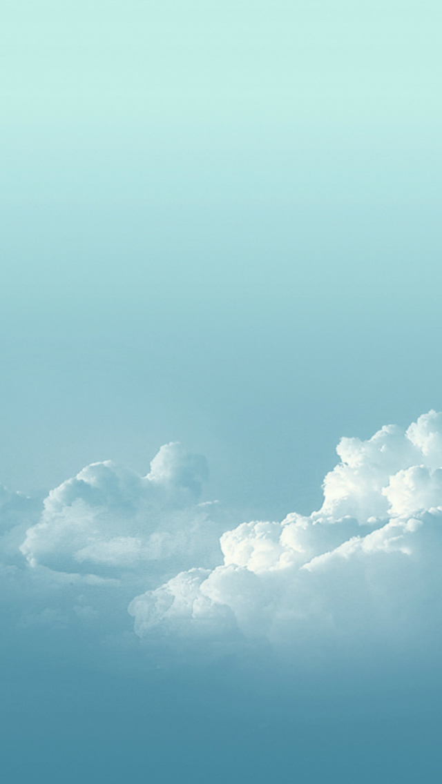 Blue Cloudy Sky iPhone 5s Wallpaper