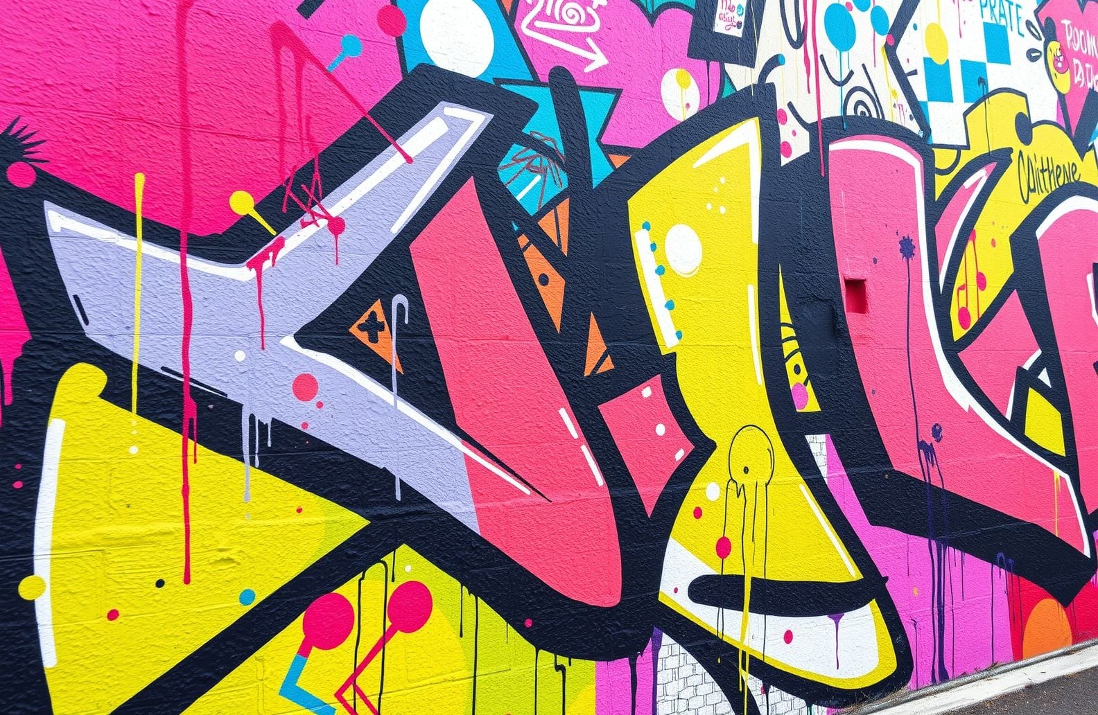 Abstract Graffiti Wallpaper