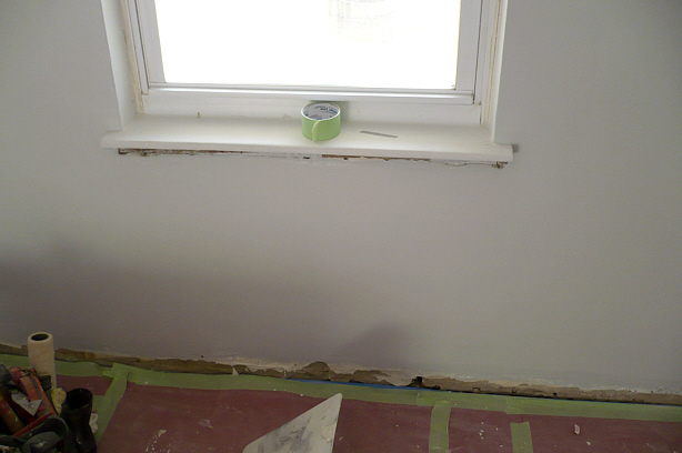 Scevoli Painting Damaged Plaster Gets Repaired And Painted Before
