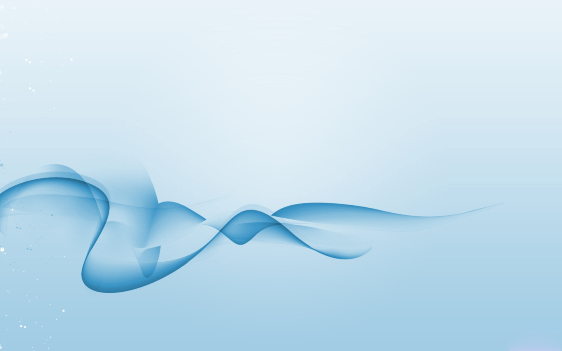 Abstract light blue background with flowing wave pattern