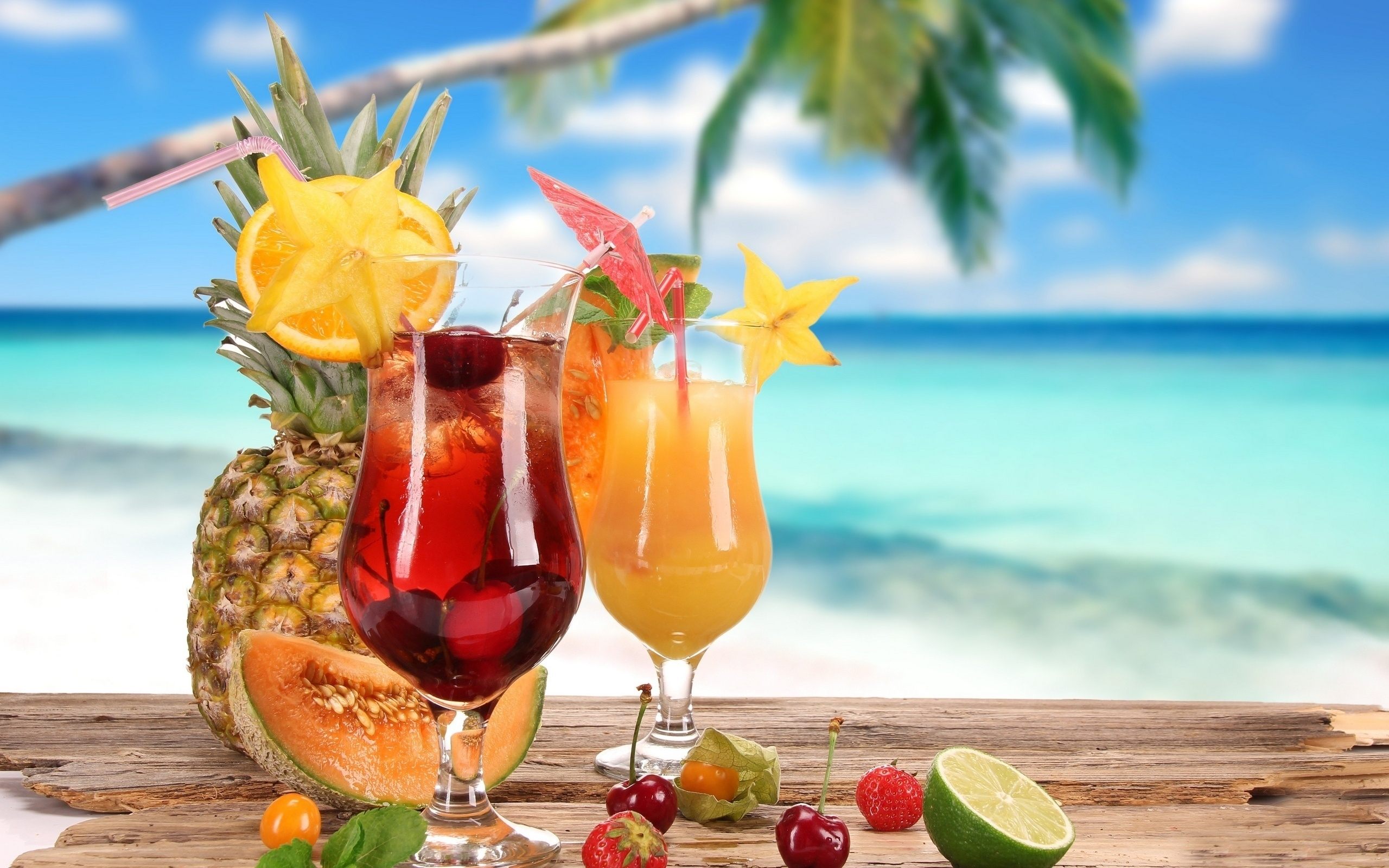 Summer Drinks HD Wallpaper Of Fruity