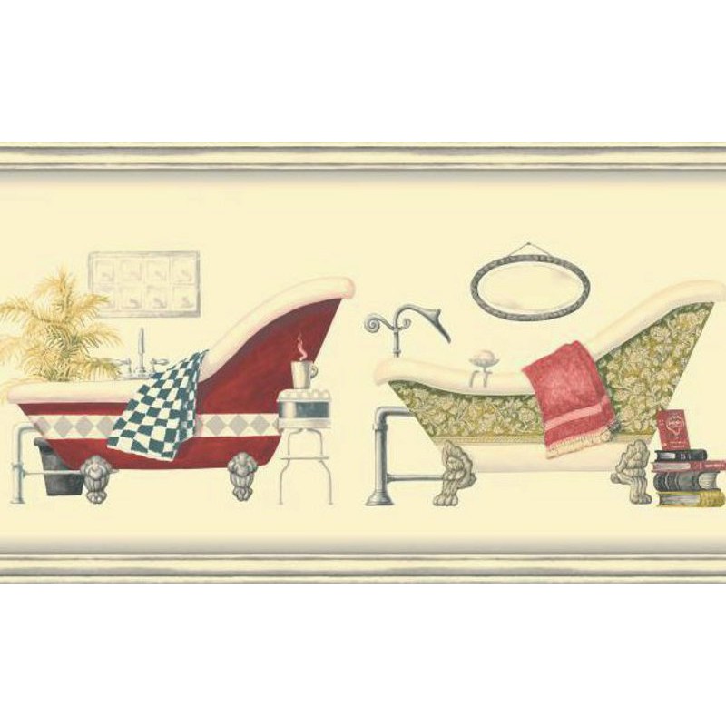 Free download Wallpaper Border Bath Laundry Bathtub Border [800x800