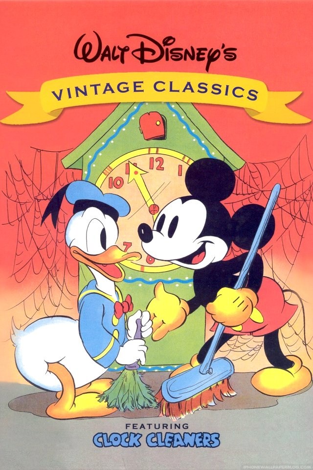 Vintage Classics Cover Disney iPhone Wallpaper
