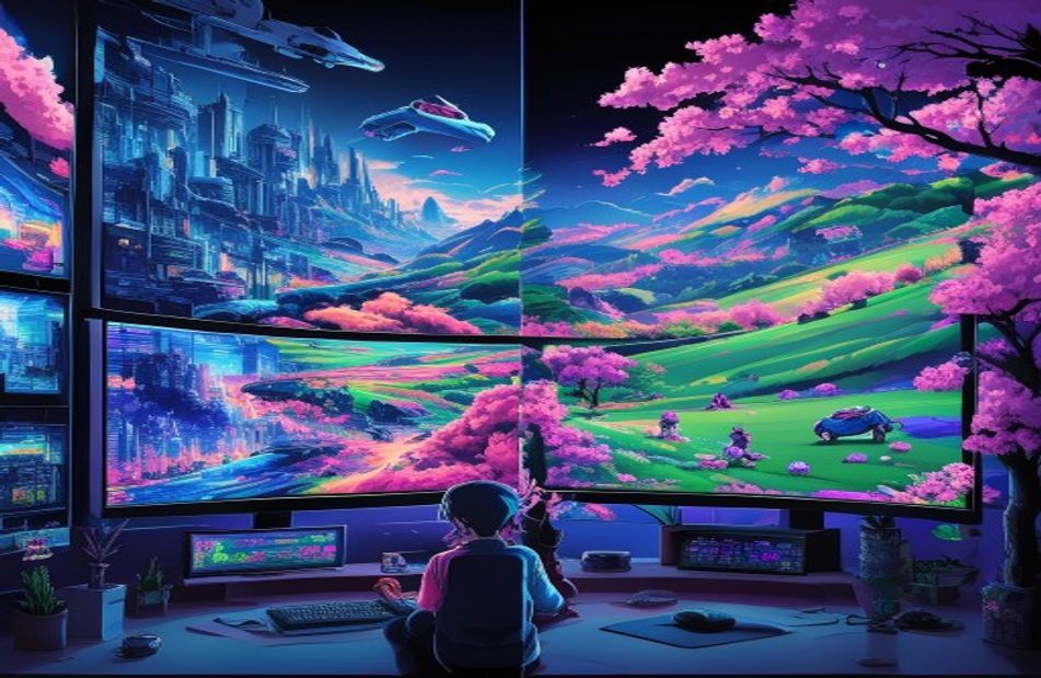 Dual Monitor Anime Wallpaper