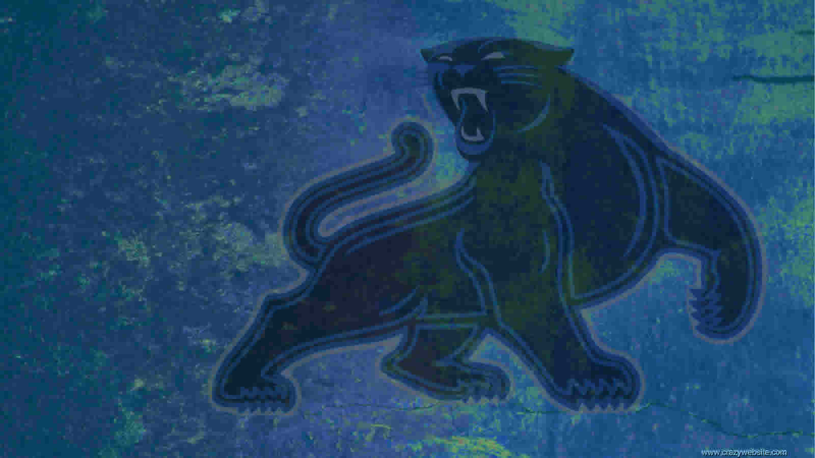 Carolina Panthers full figure panther official team logo wallpaper