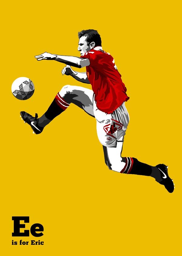 Eric Cantona Wallpaper Football Artwork Art Soccer