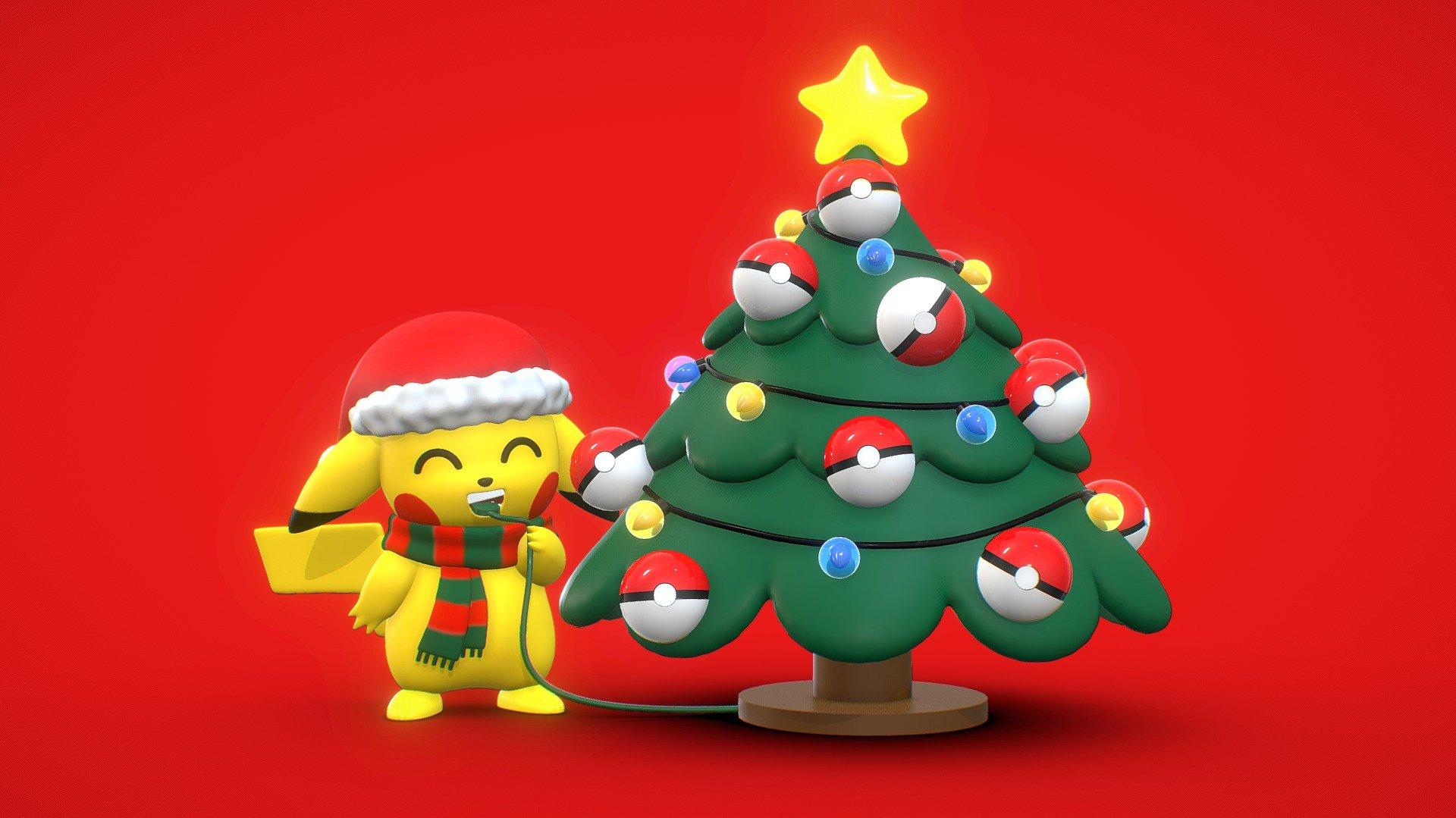 ArtStation Pikachu Christmas