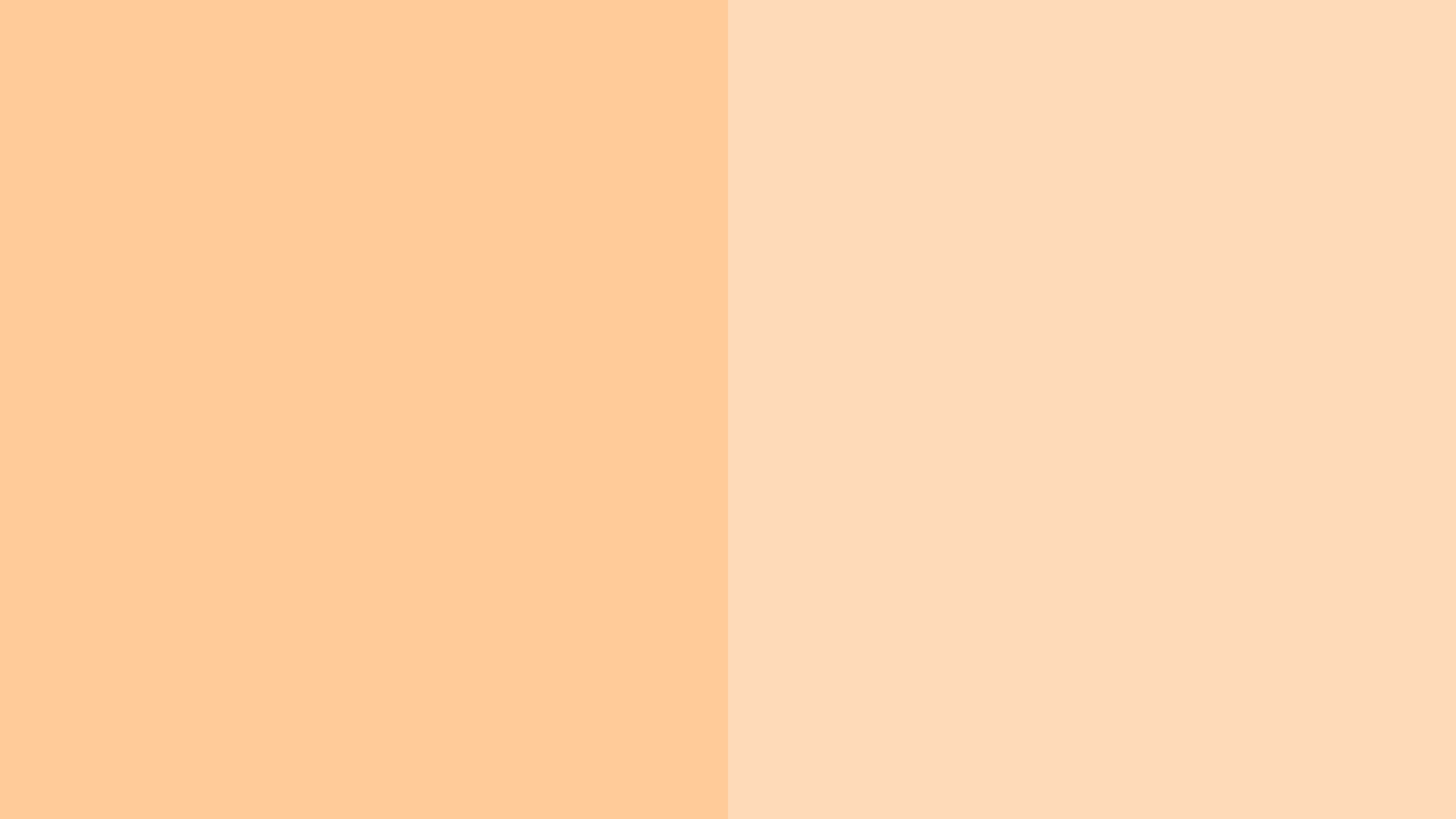 resolution Peach orange and Peach Puff solid two color background