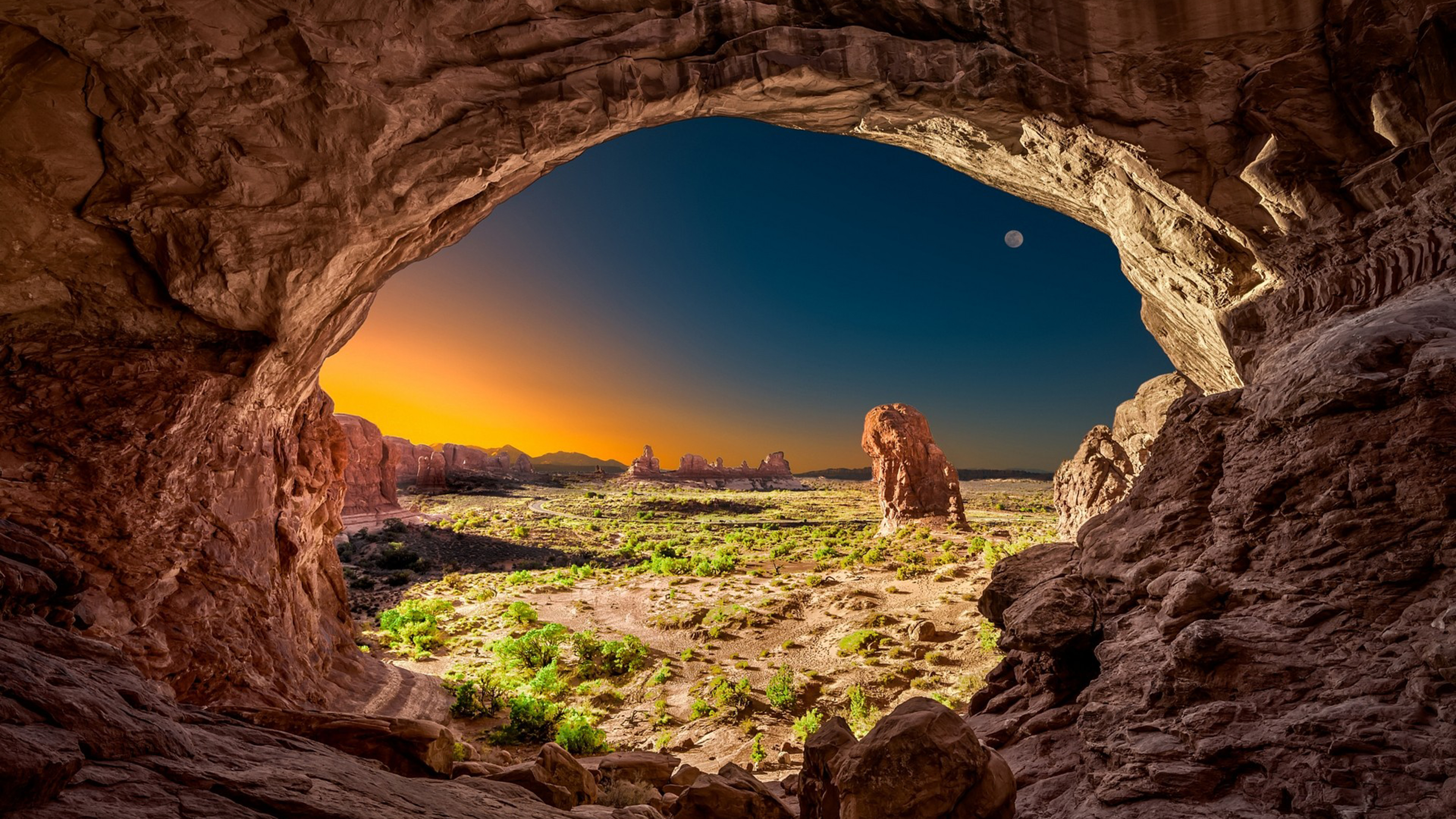 Arches National Park 4k Ultra HD Wallpaper Background Image