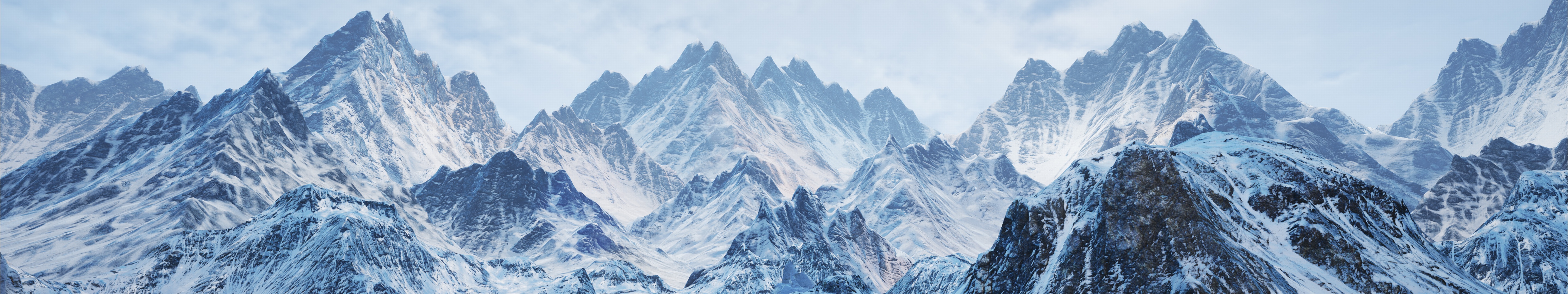 Mountains My Triple Monitor Setup Rainmeter