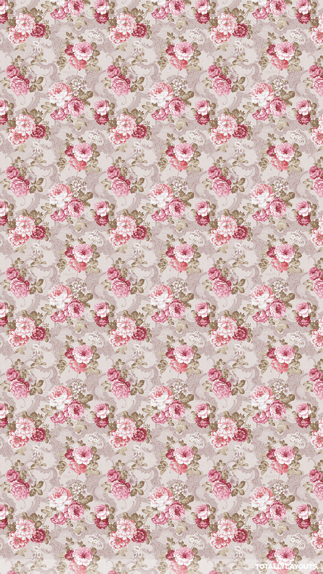 How To Install This Pink Floral Wallpaper Pattern iPhone