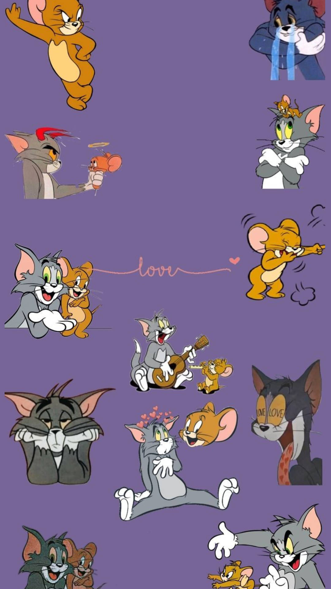 Tom And Jerry Aesthetic Wallpaper
