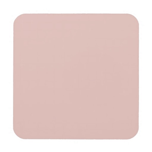 Blush Peachy Light Pink Solid Color Background Coasters
