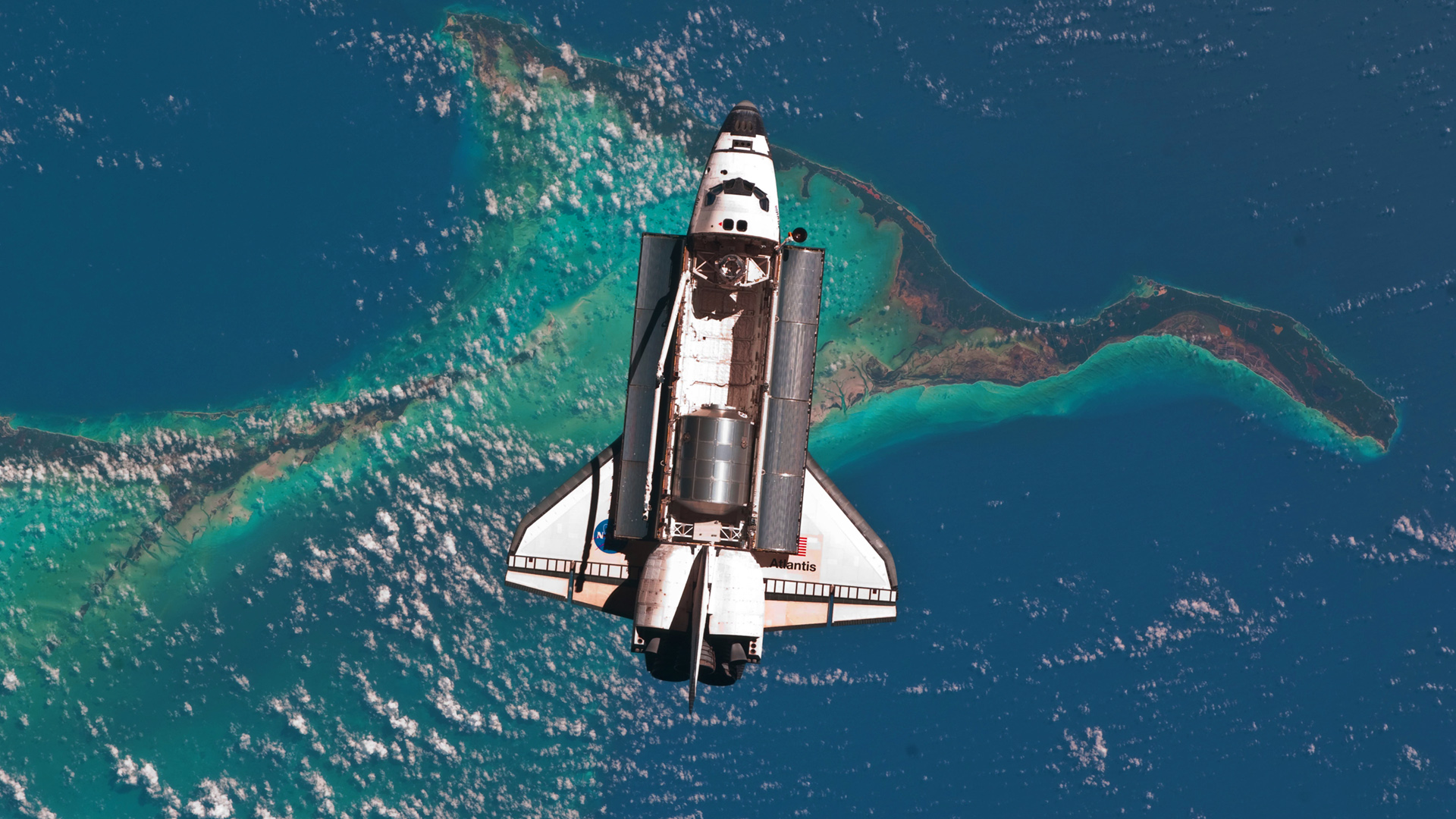 Space Shuttle Above Earth HD Wallpaper Id