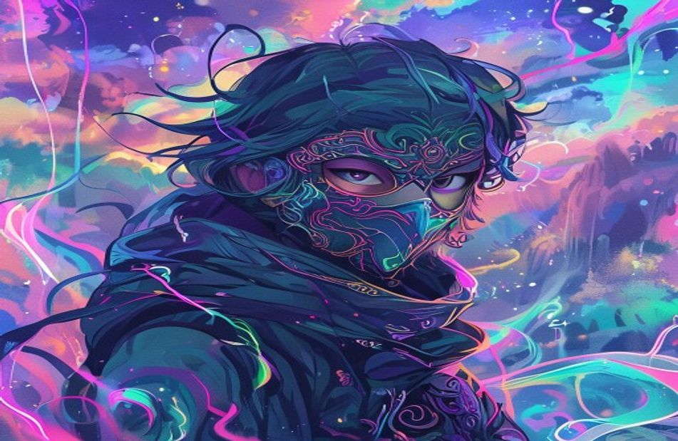 Anime With Mask Wallpaper