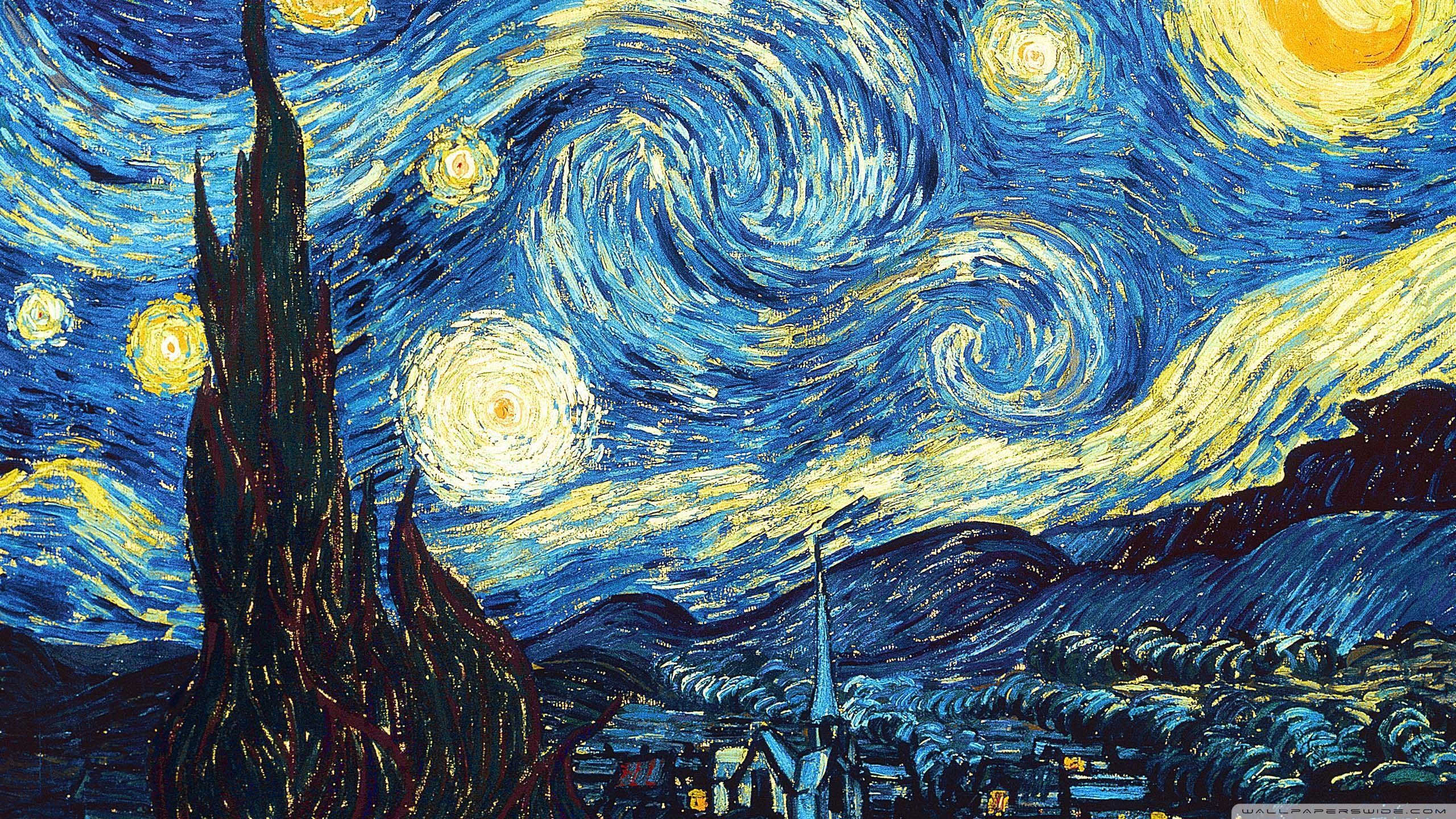 Noche Estrellada De Van Gogh 4k Wallpaper
