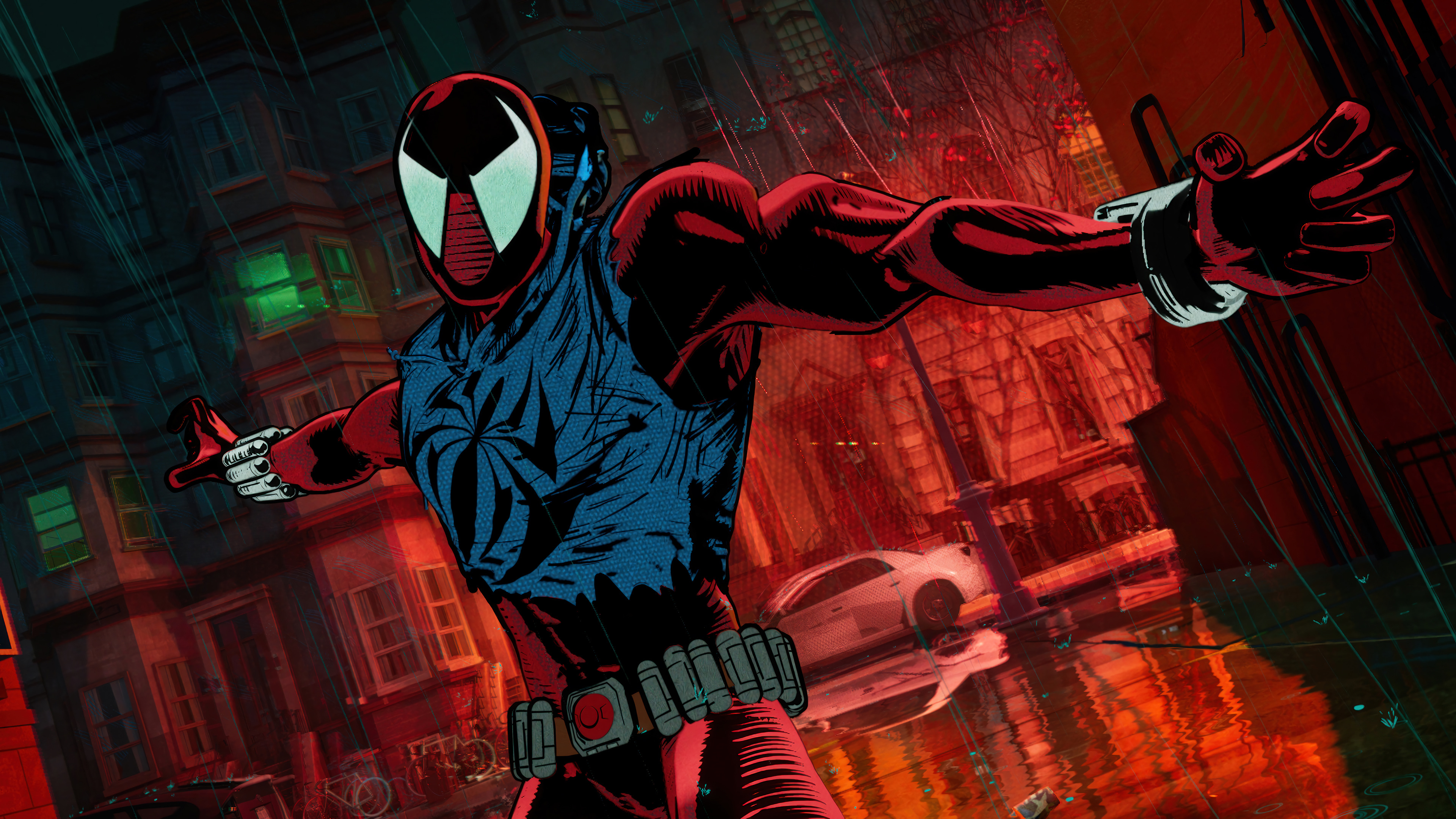 Scarlet Spider Wallpaper