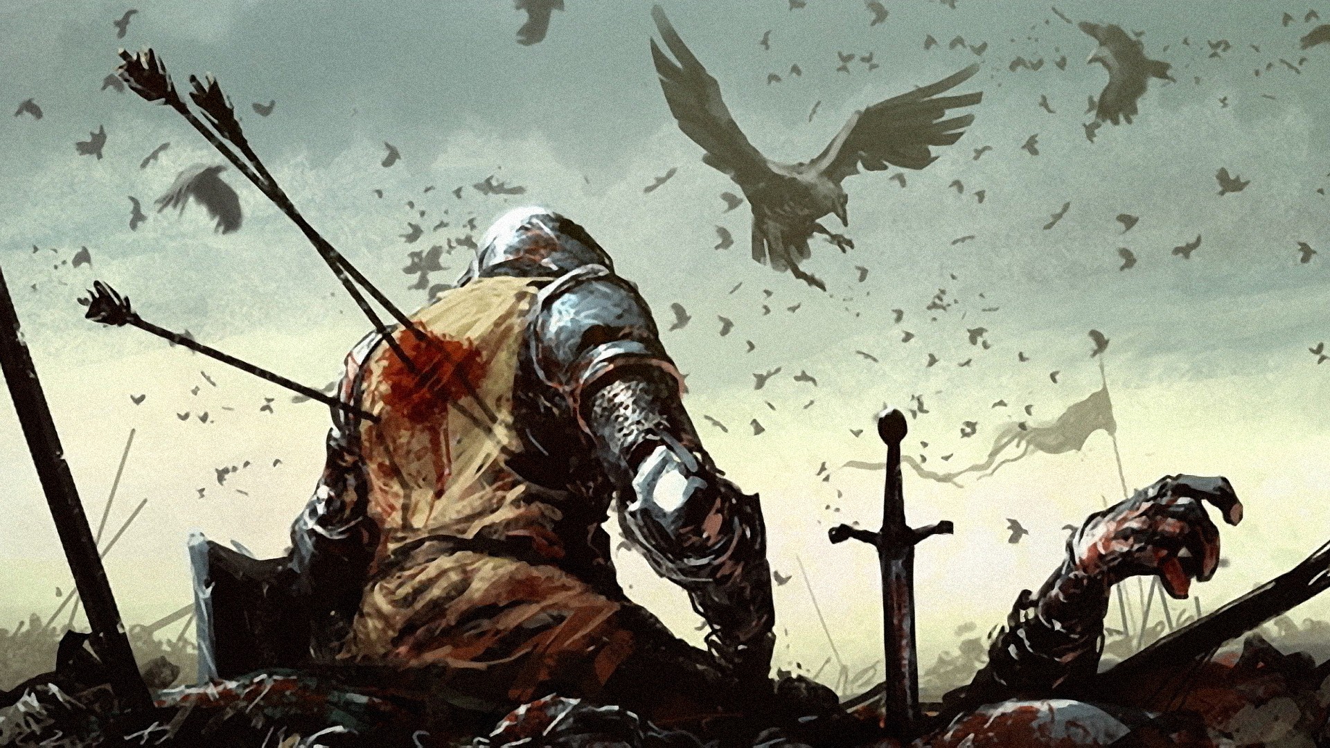 Death Battle Wallpaper Knights Fantasy Art