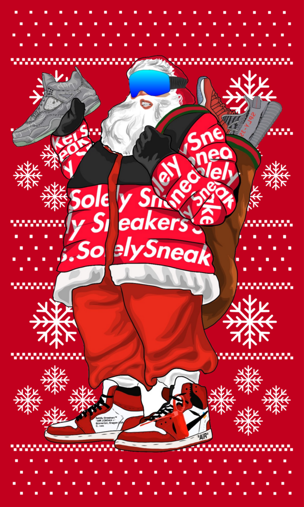Solely Sneakers Hypebeast Santa Wallpaper Idk In