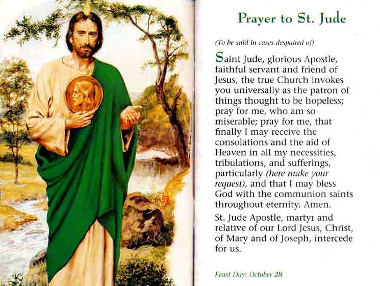 Image St Saint Jude Prayer Pc Android iPhone And iPad Wallpaper