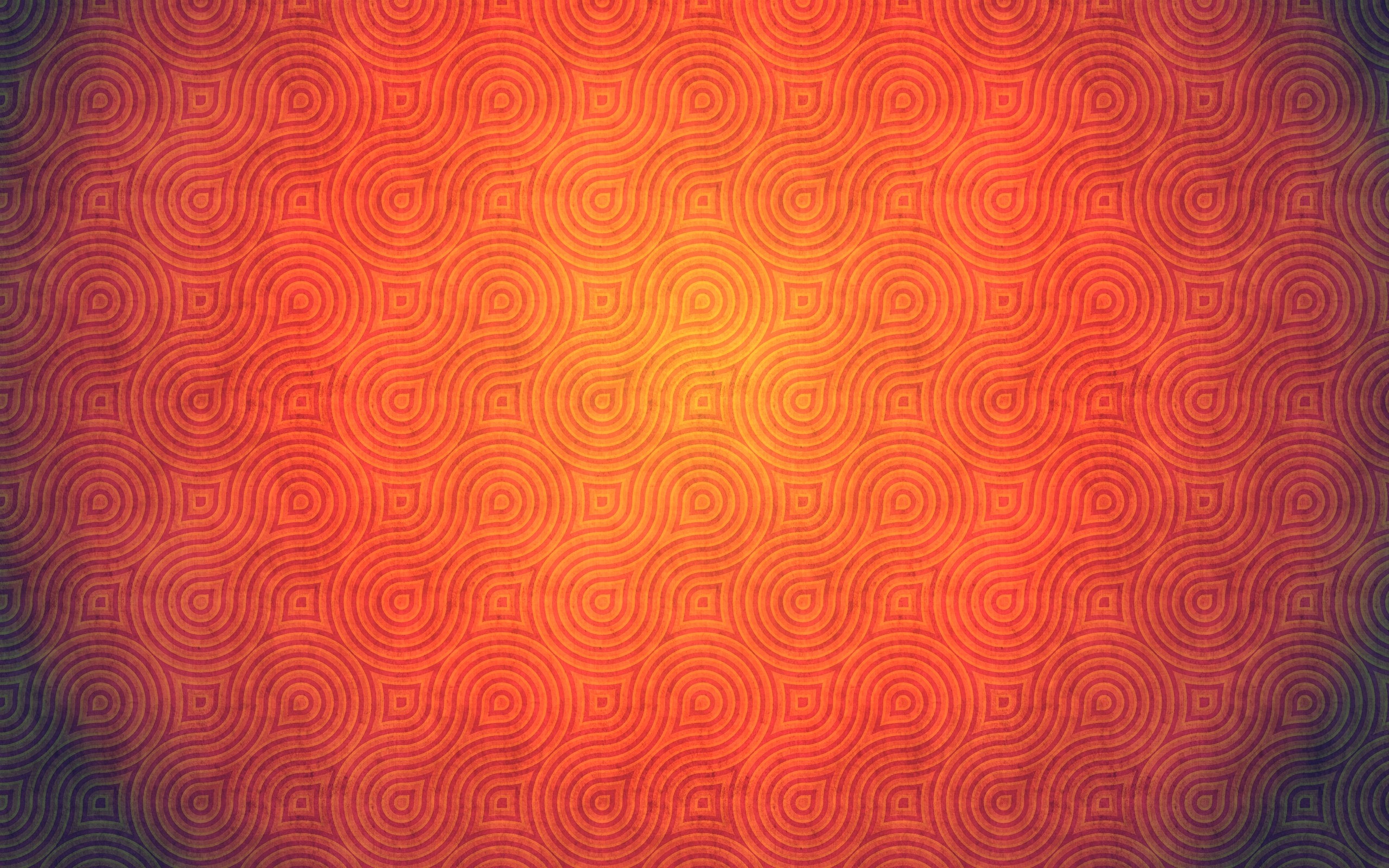 Orange Abstract Pattern Desktop Pc And Mac Wallpaper