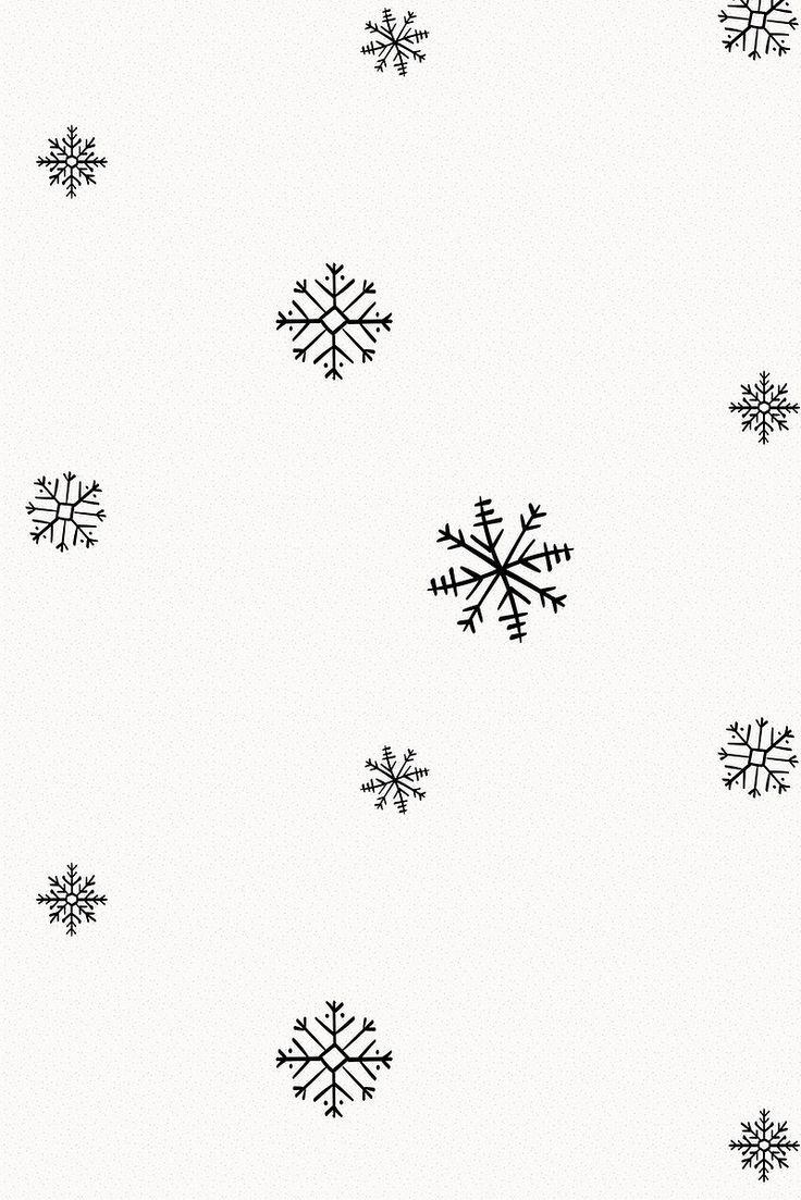 Download free image of Snowflakes pattern background Christmas